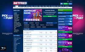 BetFred homepage
